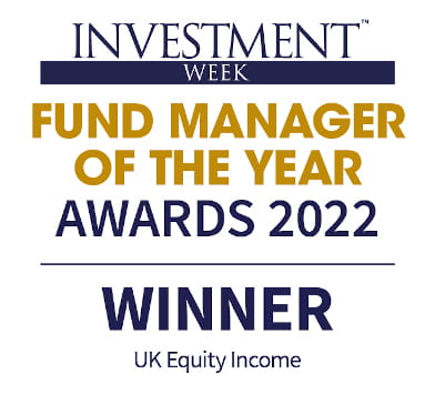 Logo of Investment week - Fund manager of the year winner - awards 2022