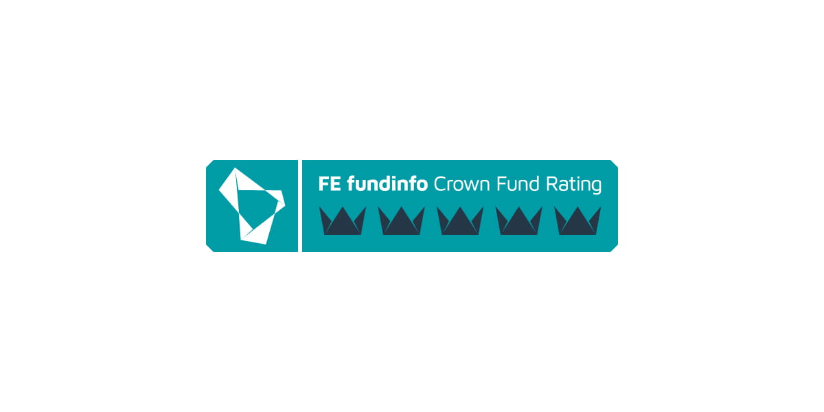 Logo - FE fundinfo Crown Fund Rating of 5 stars for Allianz Best Styles Global AC Equity 